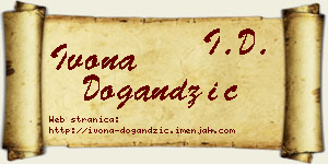 Ivona Dogandžić vizit kartica